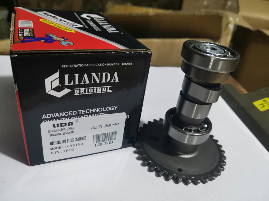 repuesto de moto MOTO71 — ARBOL LEVA MATRIX GY6150 CON PINON(KIT)