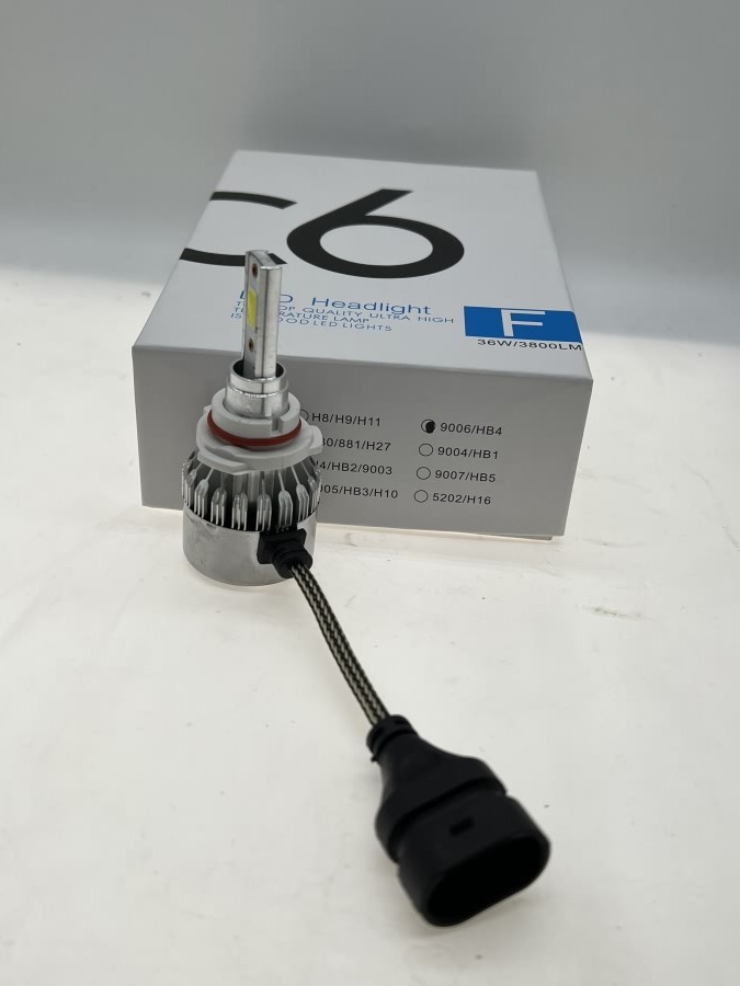 repuesto de moto MOTO71 — BOMBILLO LED ALTA ILUMINACION 9006 (MARCA C6)(2UNI)