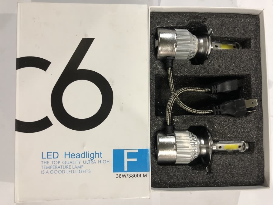repuesto de moto MOTO71 — BOMBILLO LED ALTA ILUMINACION H4 (MARCA C6)(2UNI)