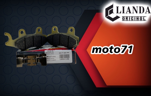 repuesto de moto MOTO71 — PASTILLA DELANTERO HORSE DORADO TIPO A(CON ANTIRUIDO)