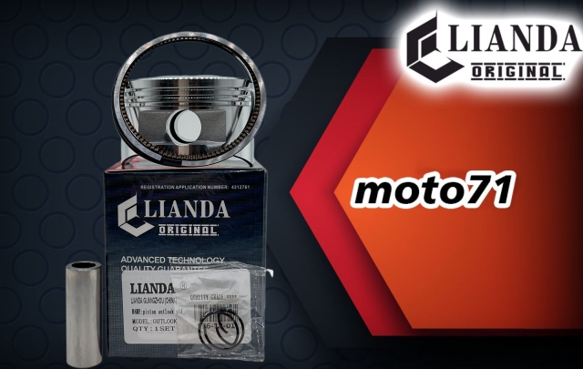repuesto de moto MOTO71 — PISTON COMPLETO OUTLOOK STD