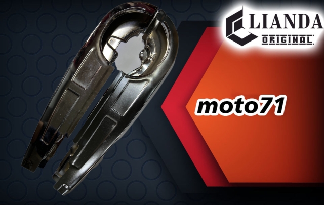 repuesto de moto MOTO71 — TAPA CADENA JAGUAR CROMADA