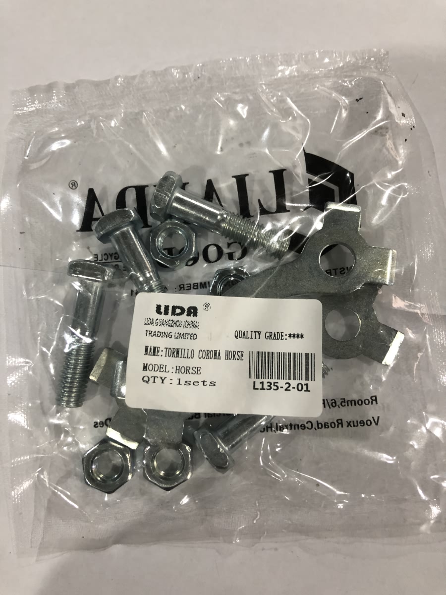 repuesto de moto MOTO71 — TORNILLO CORONA HORSE