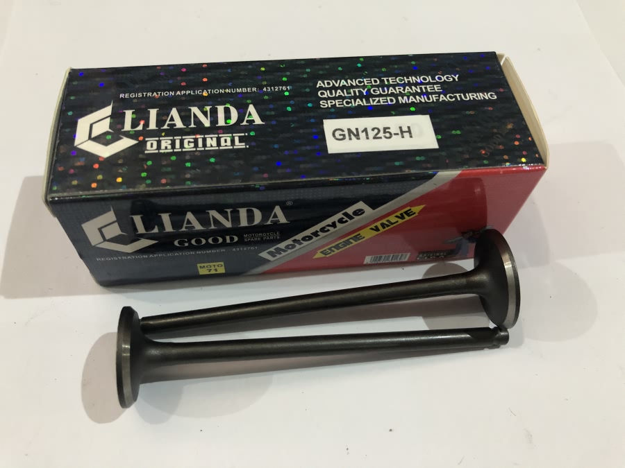 repuesto de moto MOTO71 — VALVULA ADMISION Y ESCAPE GN PAR