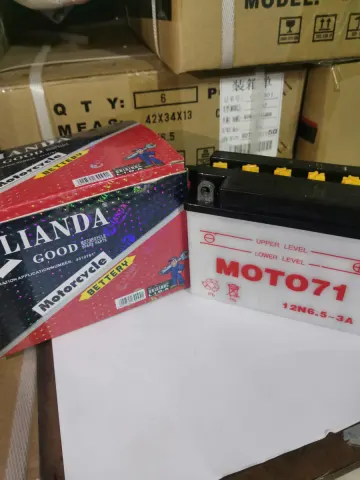 repuesto de moto MOTO71 — BATERIA CON ACIDO 12N6.5 JAGUAR