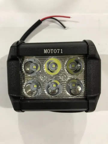 repuesto de moto MOTO71 — BOMBILLO FARO CUADRADO 6LED
