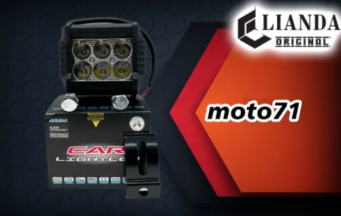repuesto de moto MOTO71 — FARO 6LED CUADRADO