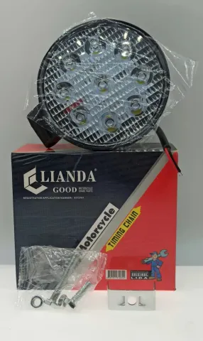 repuesto de moto MOTO71 — FARO 9LED RODONDO EXTERIOR