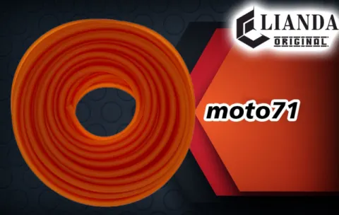 repuesto de moto MOTO71 — MANGUERA DE GASOLINA 20METRO NARANJA