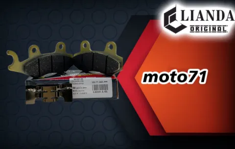 repuesto de moto MOTO71 — PASTILLA DELANTERO HORSE DORADO TIPO A(CON ANTIRUIDO)