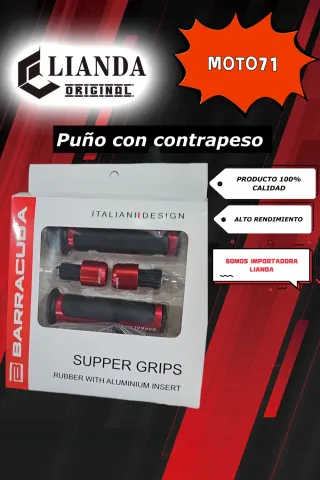repuesto de moto MOTO71 — PUNO-UNIVERSAL-CON-CONTRAPESO-VERDE
