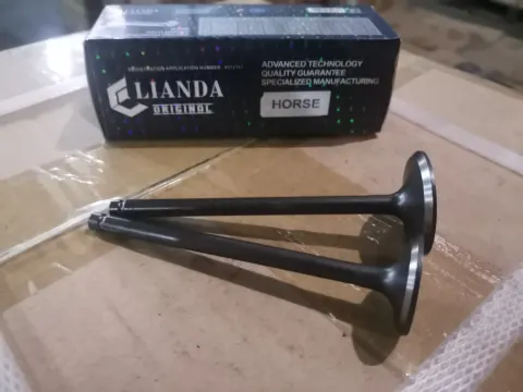repuesto de moto MOTO71 — VALVULA ADMISION Y ESCAPE HORSE(CUNA CORTA) PAR