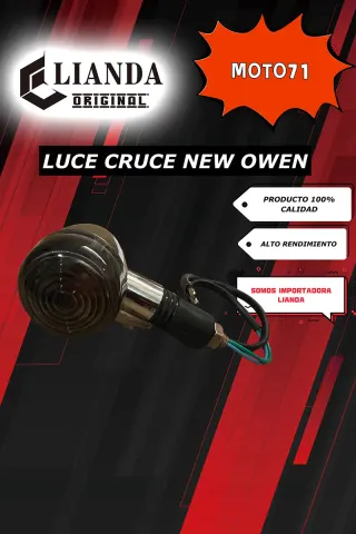 repuesto de moto MOTO71 — luce cruce new owen