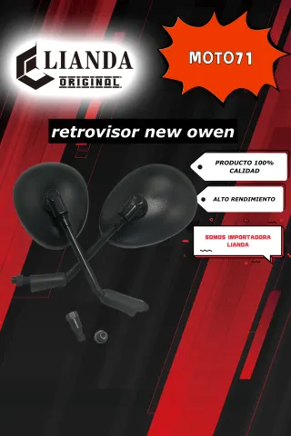 repuesto de moto MOTO71 — retrovisor new owen 